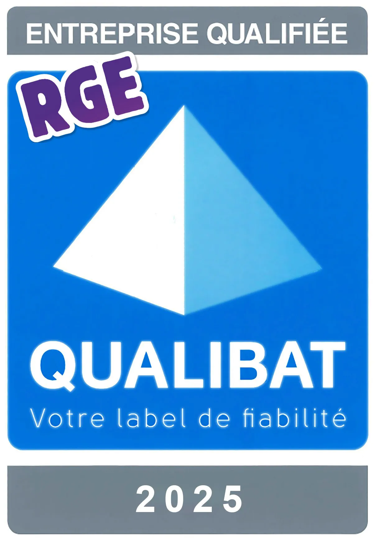 Logo Qualibat 2025 MN BATI FRANCE - Isolation thermique par extérieur - Louviers 27
